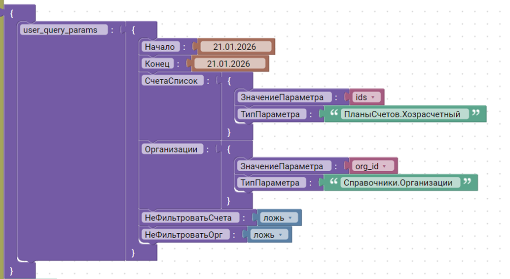 Связка параметра с типом и значением